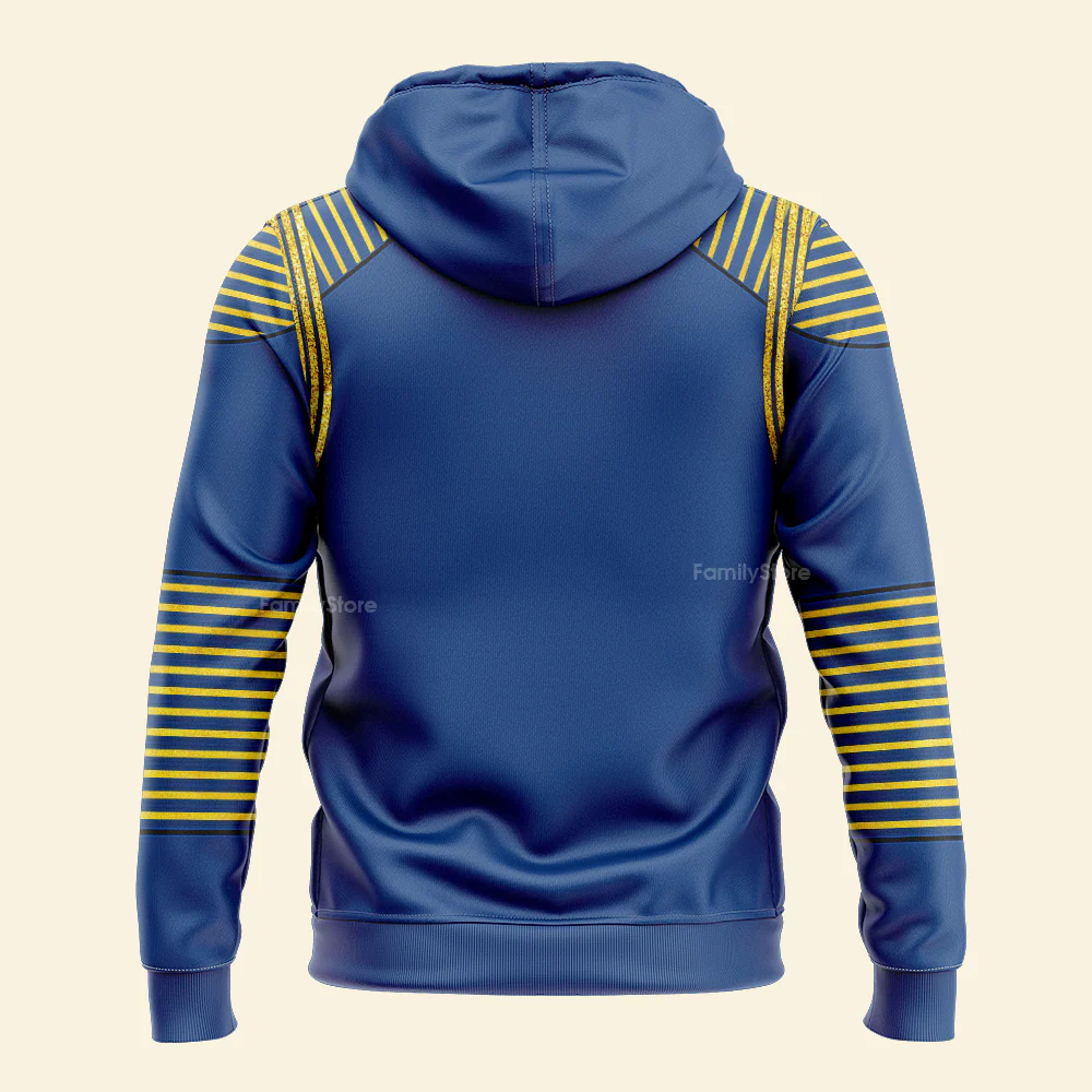 SaTr Discovery Uniform Gold Hoodie Sweatshirt Sweatpants - Image 5