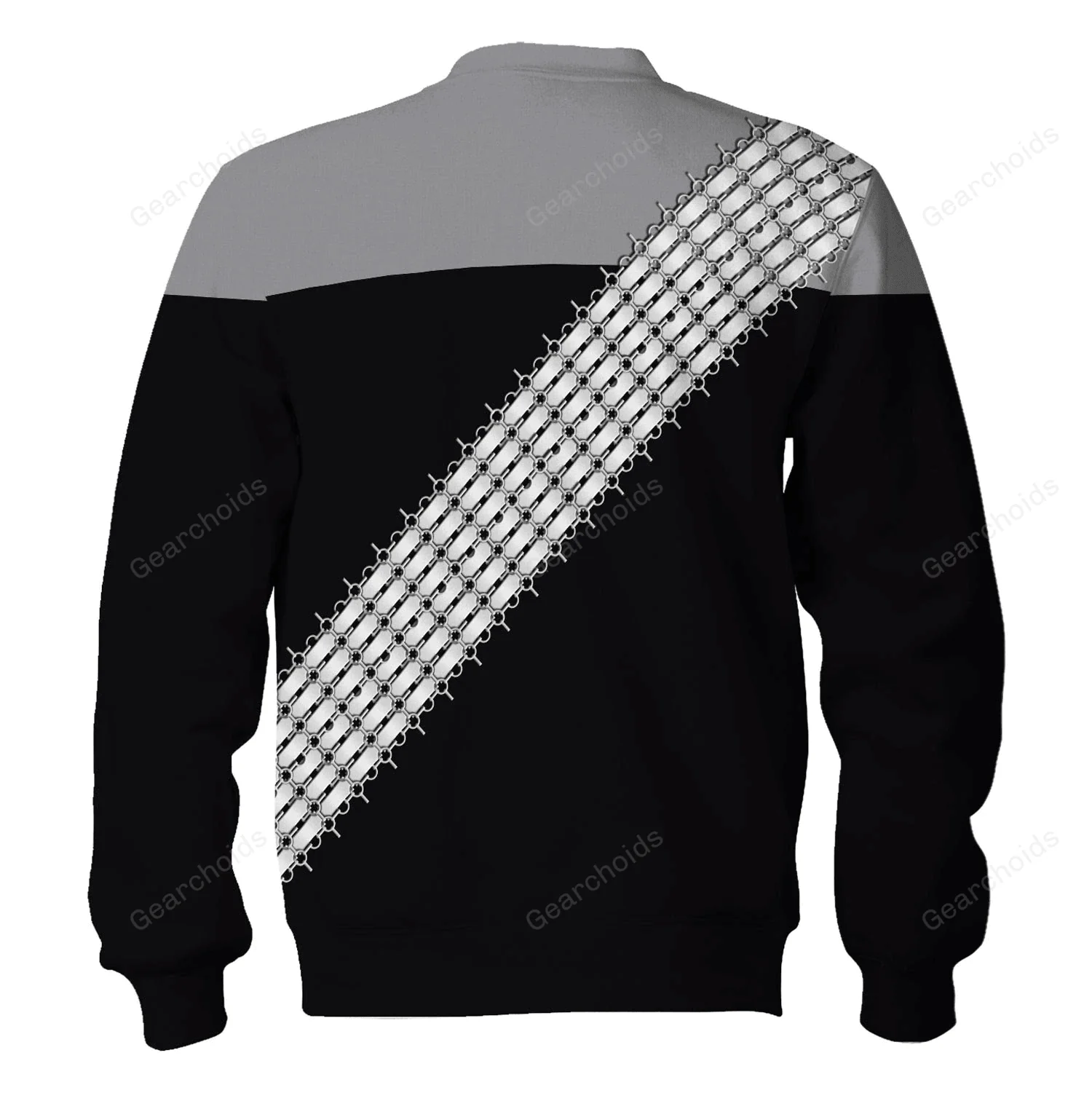 SaTr DSN Worf Gray Hoodie Sweatshirt Sweatpants - Image 7