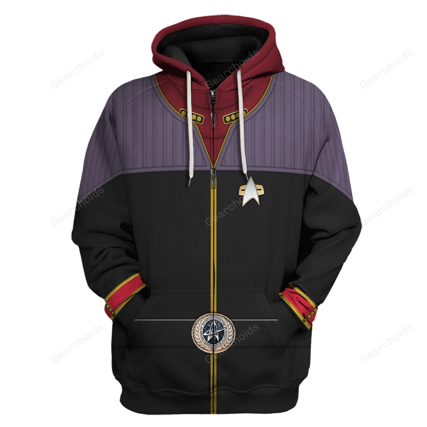 SaTr Flag Officer Hoodie Sweatshirt Sweatpants - Image 3