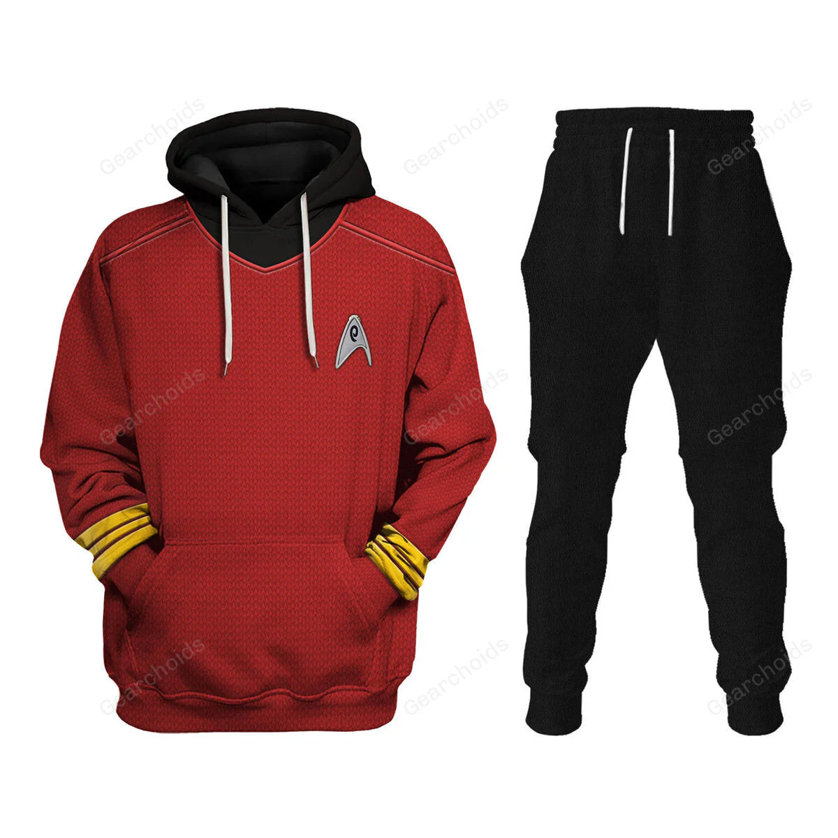 SaTr Into Darkness Red Hoodie Sweatshirt Sweatpants