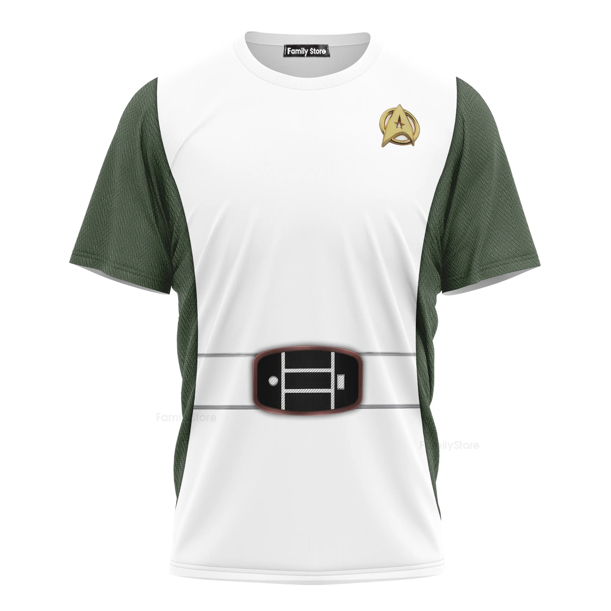 SaTr James T. Kirk Flag Officer Starfleet T-Shirt - Image 3