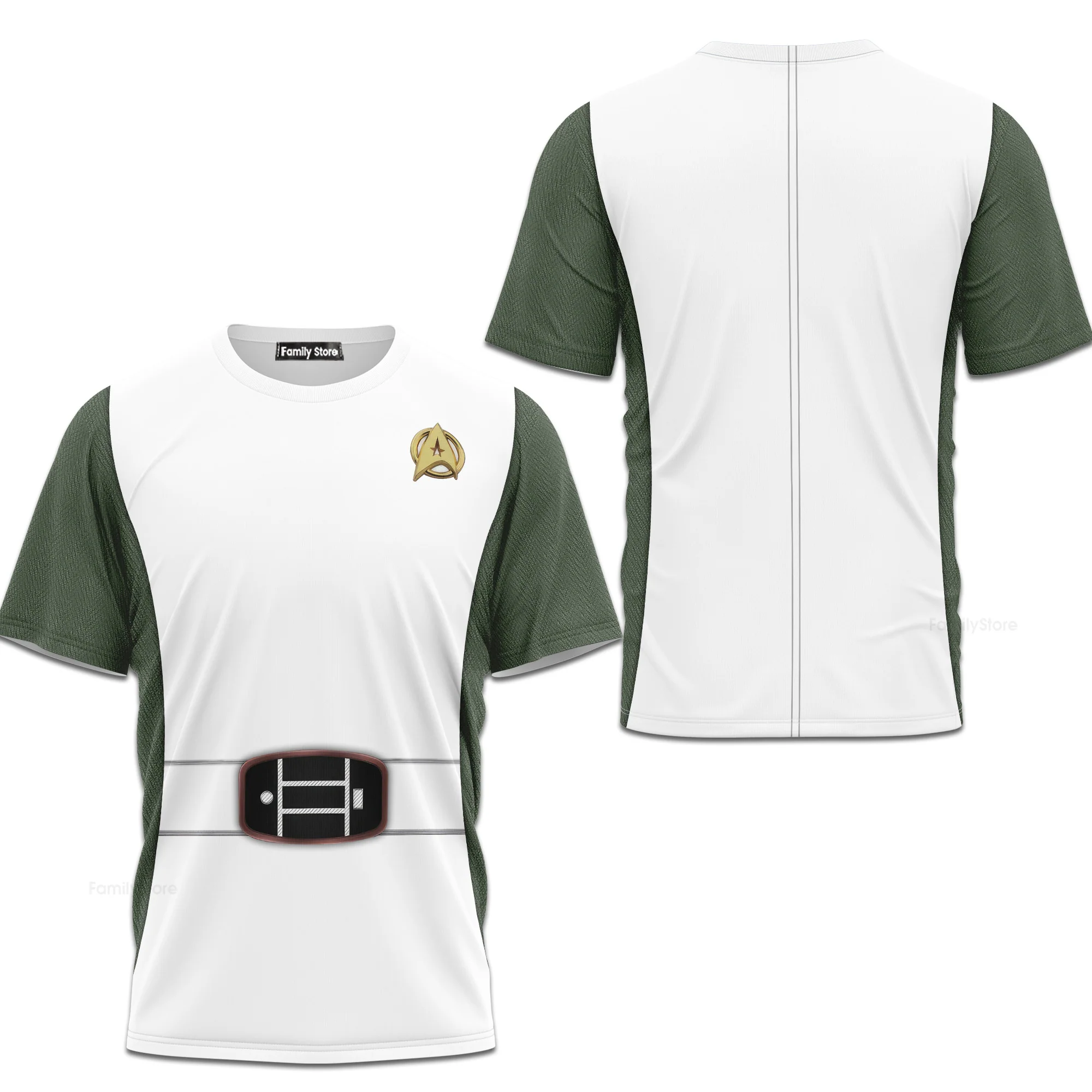 SaTr James T. Kirk Flag Officer Starfleet T-Shirt - Image 5