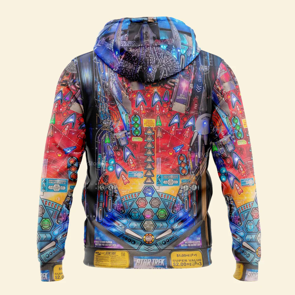 SaTr Pinball 107 Hoodie For Men And Women - Image 4