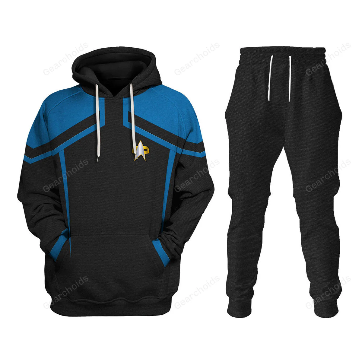 SaTr Sciences Starfleet Circa Hoodie Sweatshirt Sweatpants