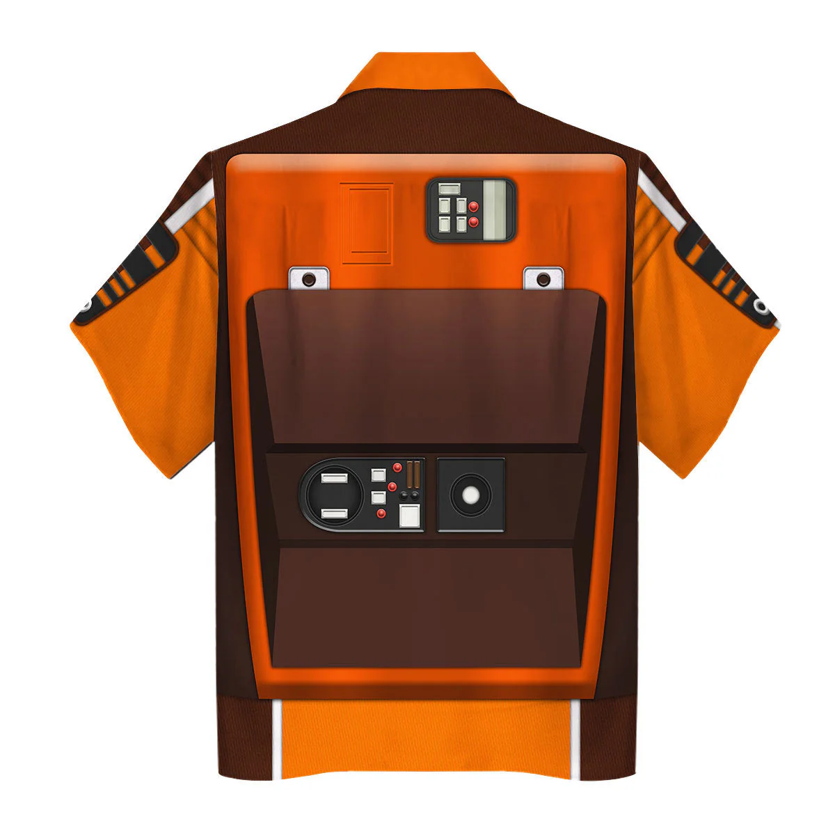 SaTr Space Suit SaTr Costume Cool - Hawaiian Shirt - Image 2