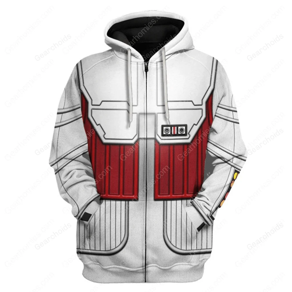 SaTr ST First Contact Captain Picard EVA Suit Hoodie Sweatshirt Sweatpants - Image 3