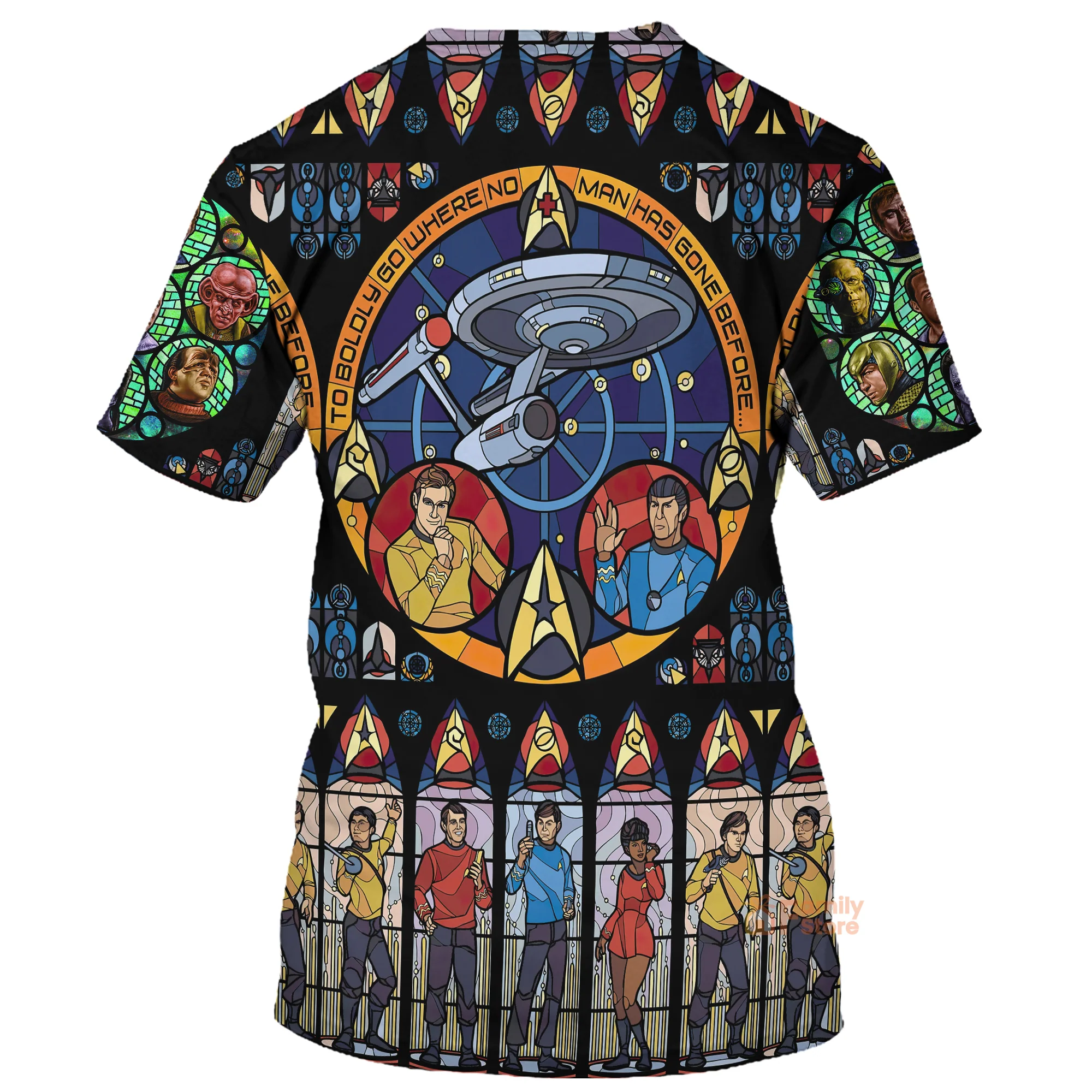 SaTr Stained Glass T-Shirt - Image 2