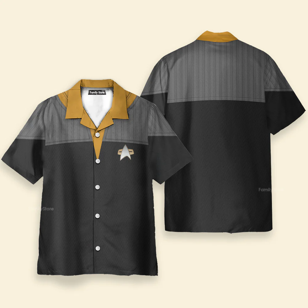 SaTr Standard Uniform 2370s Operations Division Cool Hawaiian Shirt - Image 2