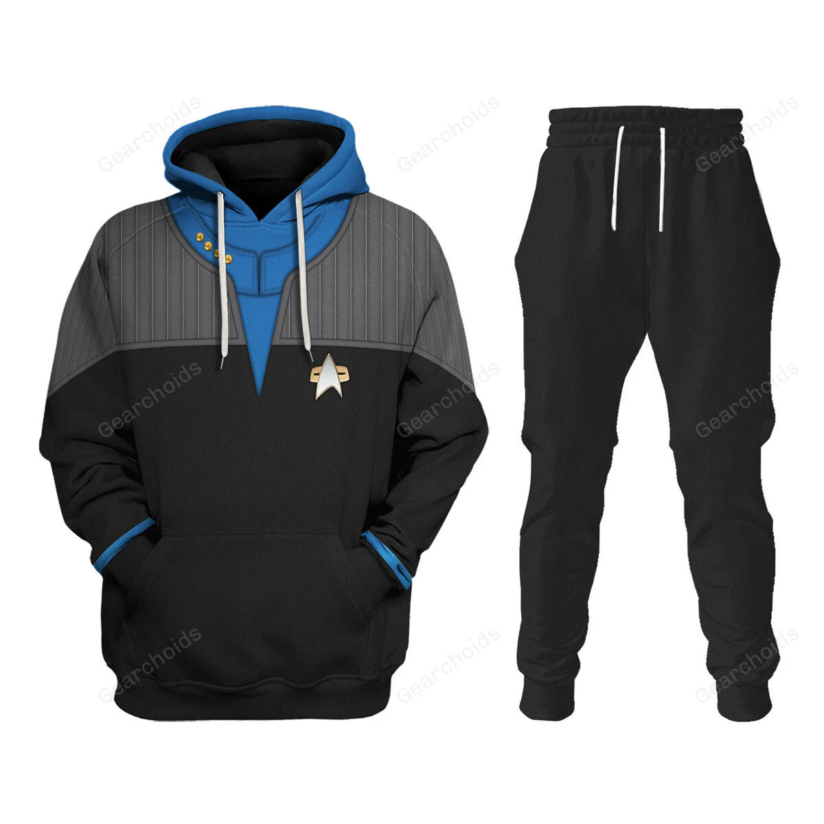 SaTr Standard Uniform 2370s Science Division Hoodie Sweatshirt Sweatpants