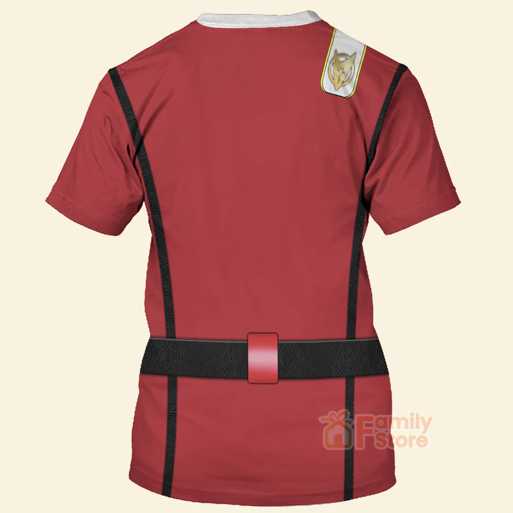 SaTr Starfleet Uniform The Wrath of Khan Officer - 3D TShirt - Image 3