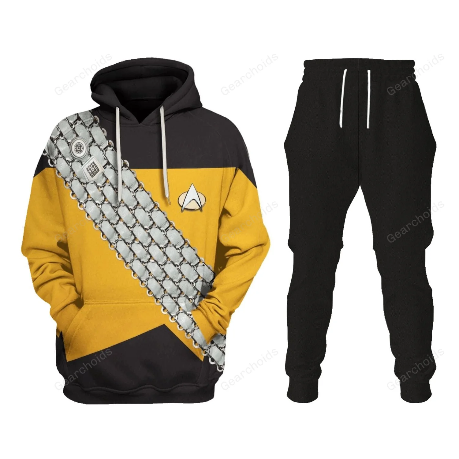 SaTr The Next Generation Worf Klingon Hoodie Sweatshirt Sweatpants