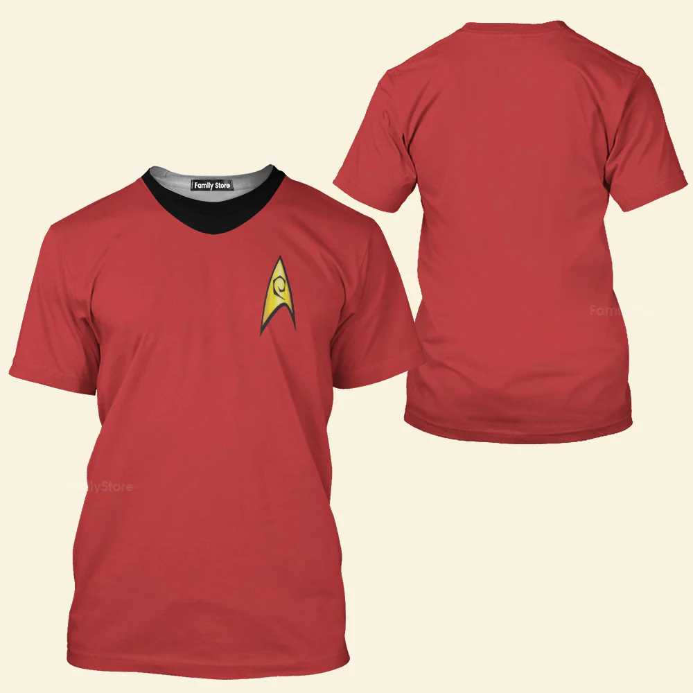 SaTr The Original Series Scott Red T-Shirt - Image 2