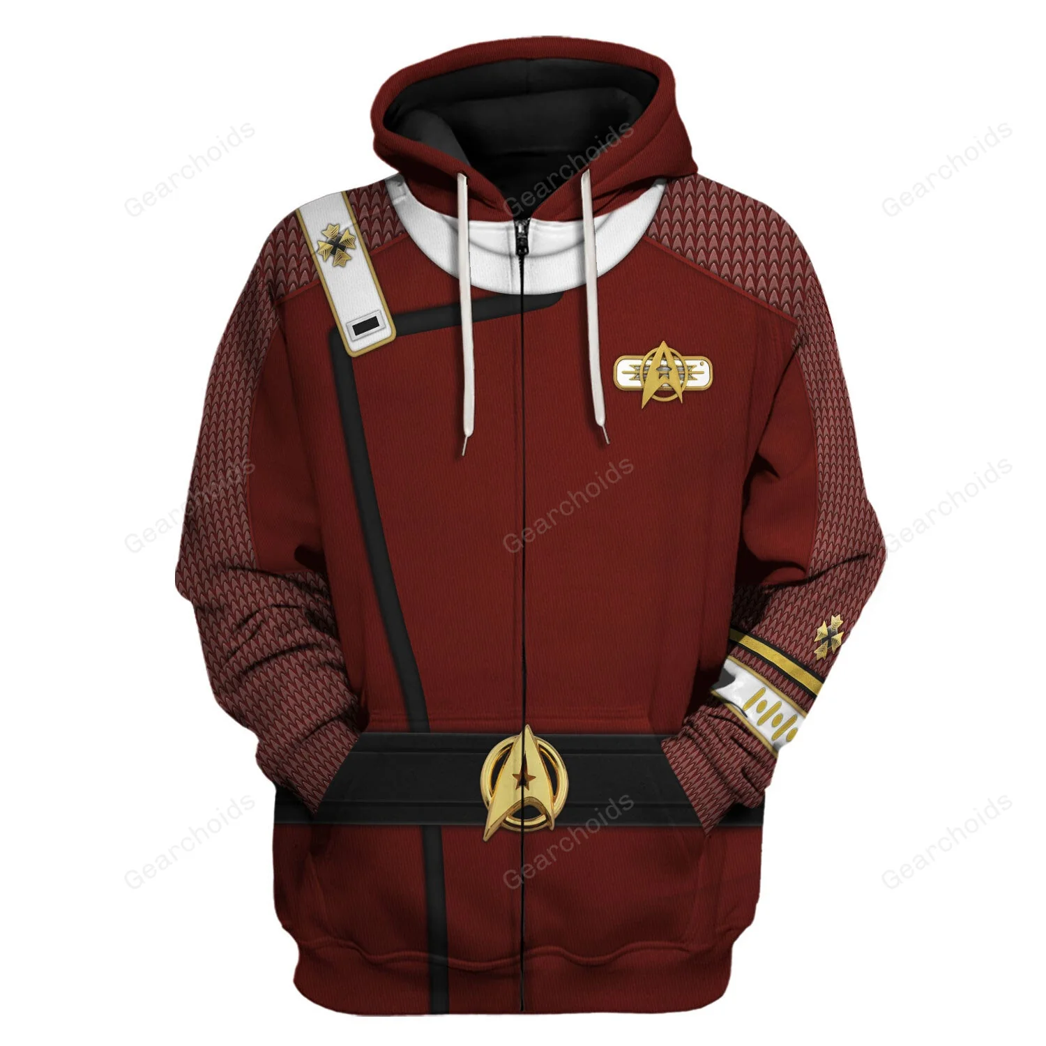 SaTr The SaTr Admiral Pike Costume Hoodie Sweatshirt Sweatpants - Image 3
