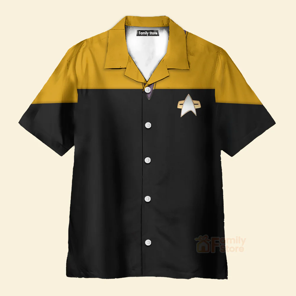 SaTr Voyager Yellow Costume Cool Hawaiian Shirt