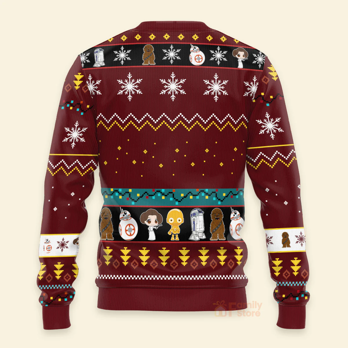 Stwa Family Trips - Christmas Personalized Ugly Sweatshirt - Gift for Dad, Grandpa, Husband CL08 NH96 - Image 5