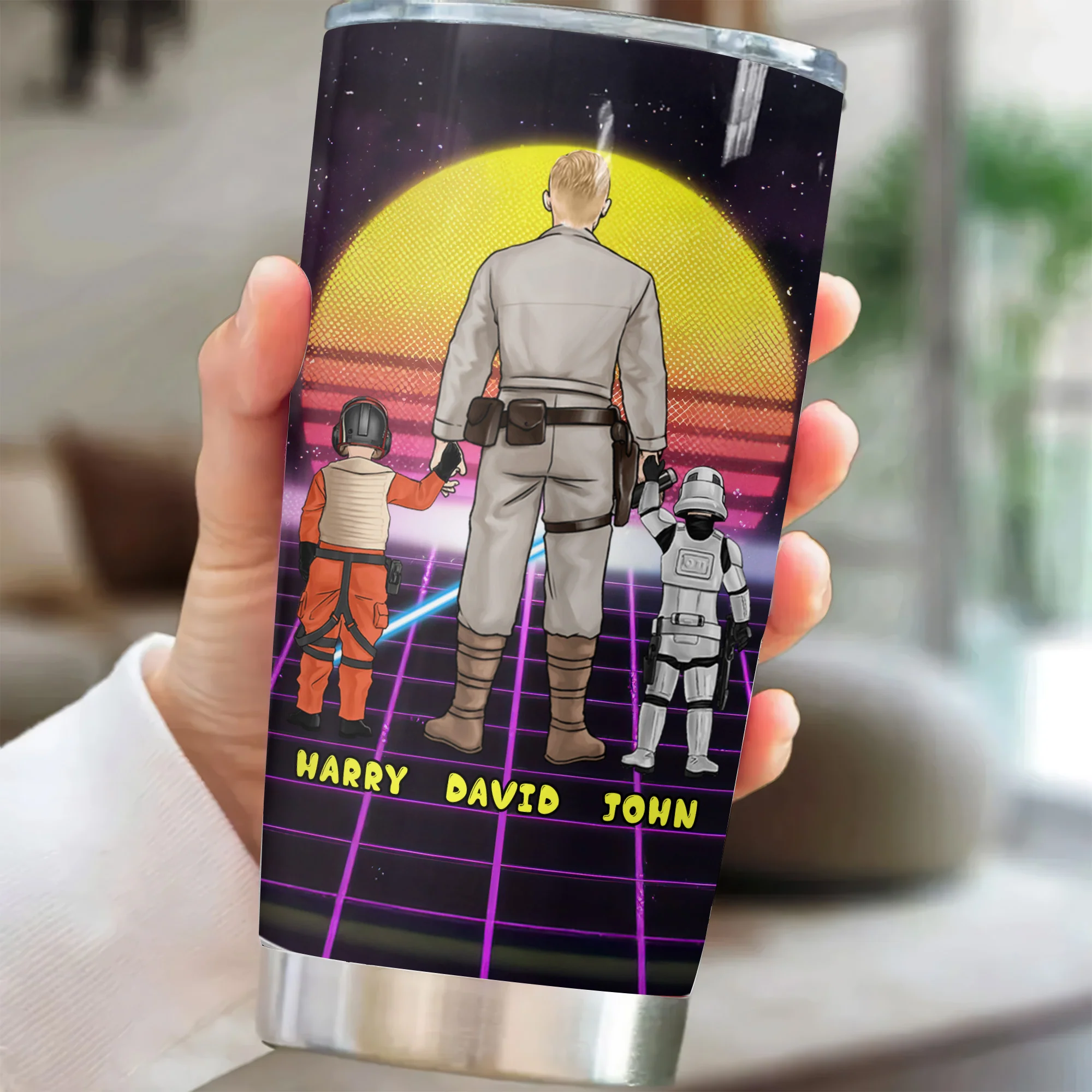 Stwa You Are The Best Dad In The Galaxy And Always Will Be - Personalized Stainless Steel Tumbler - Gift For Dad, Father's Day | CL08 NA94 - Image 3