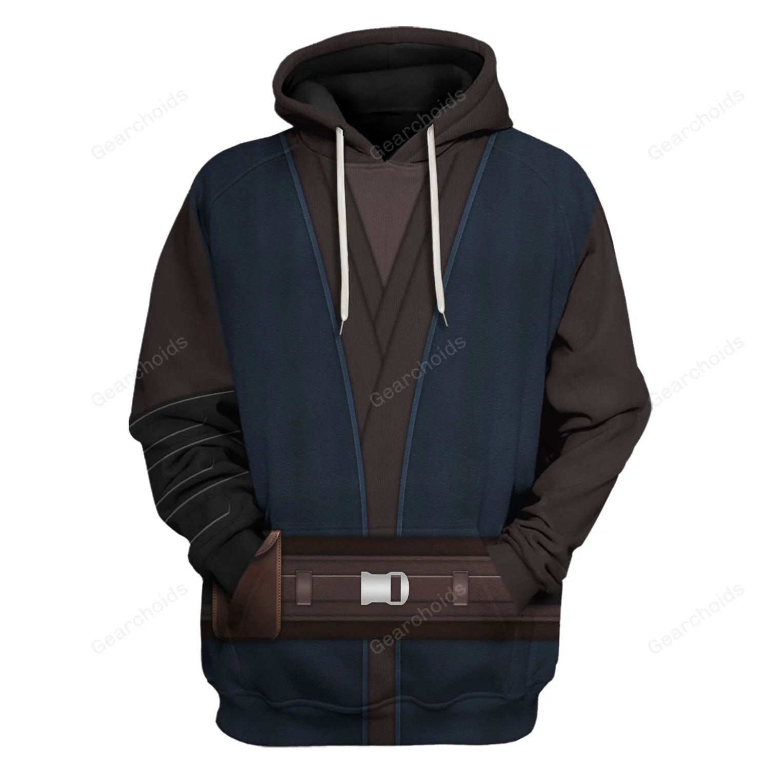 Stwa Anakin Skywalker's Jedi Robes Costume Hoodie Sweatshirt Sweatpants CSSWR080 - Image 2