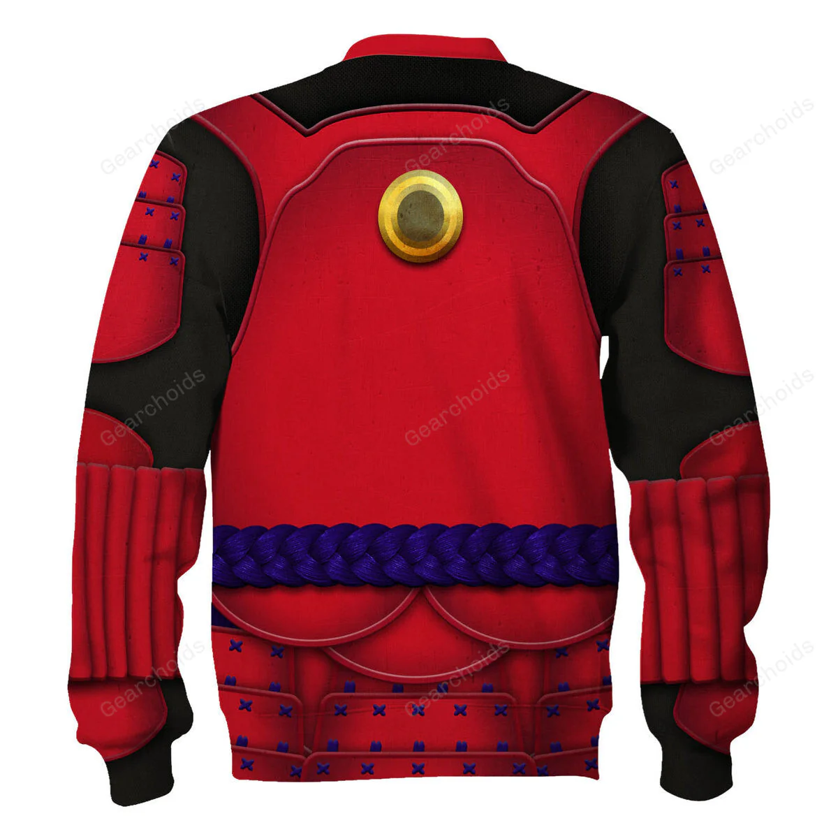 Stwa Ashigaru Red Akazonae Koyal Guard Hoodie Sweatshirt Sweatpants Tshirt Hawaiian shirt CSSWR033 - Image 7