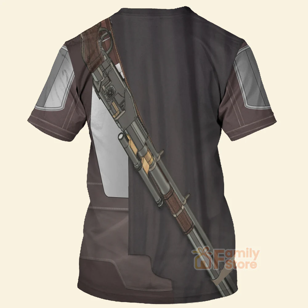 Stwa Beskar Mandalorian Costume T-Shirt For Men And Women CSSWR060 - Image 3