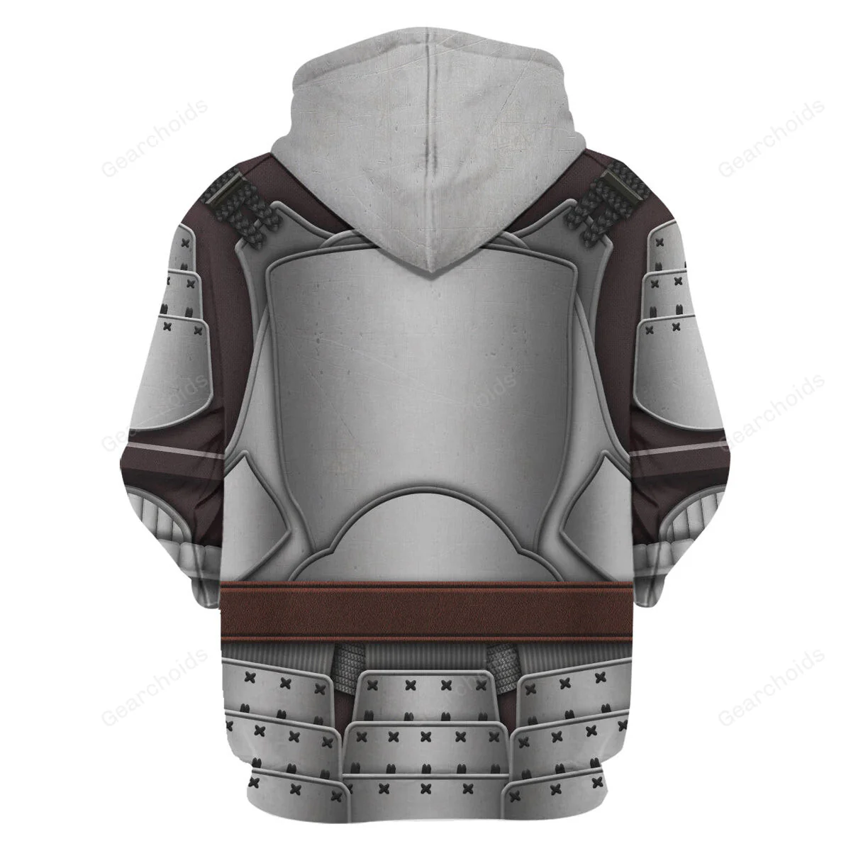 Stwa Beskar Mandalorian Samurai Hoodie Sweatshirt Sweatpants CSSWR041 - Image 6