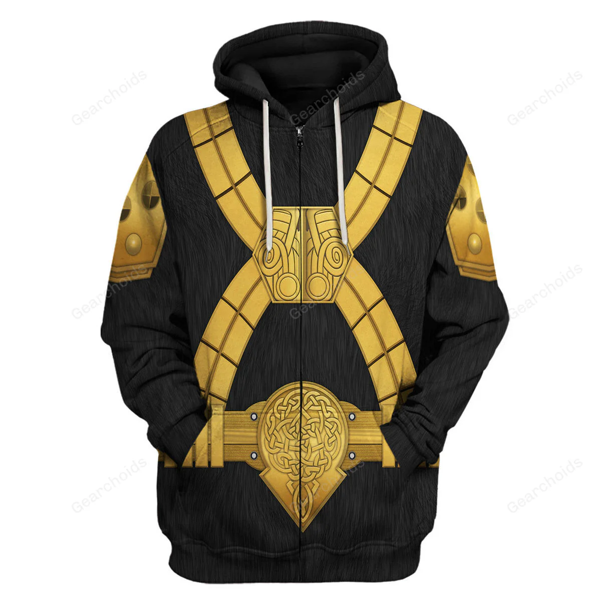 Stwa Black Krrsantan Costume Hoodie Sweatshirt Sweatpants Tshirt Hawaiian shirt CSSWR031 - Image 3