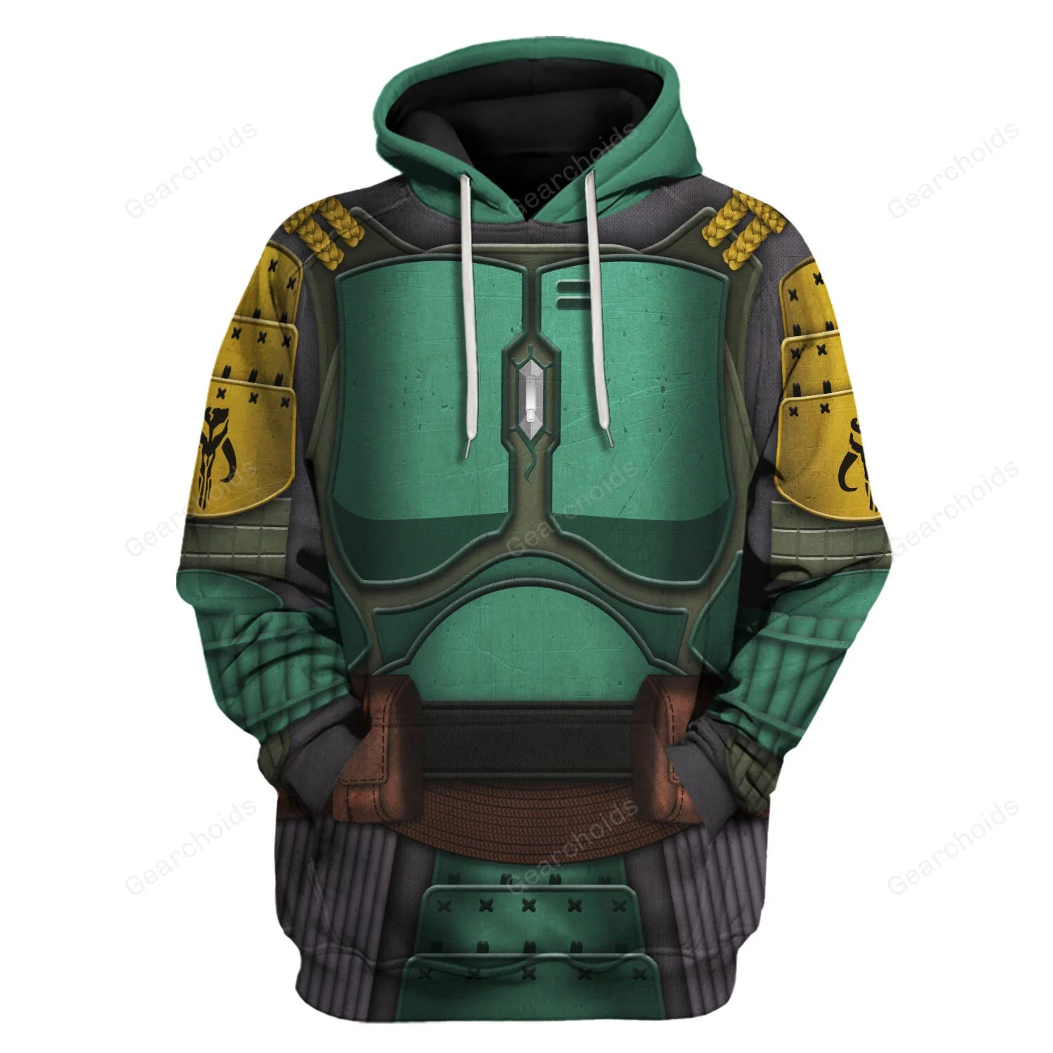 Stwa Boba Fet Samurai Costume Hoodie Sweatshirt Sweatpants Tshirt Hawaiian shirt CSSWR038 - Image 2
