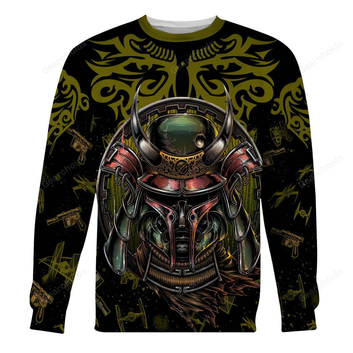 Stwa Boba Fet Samurai Hoodie Sweatshirt Sweatpants Tshirt Hawaiian shirt CSSWR028 - Image 4