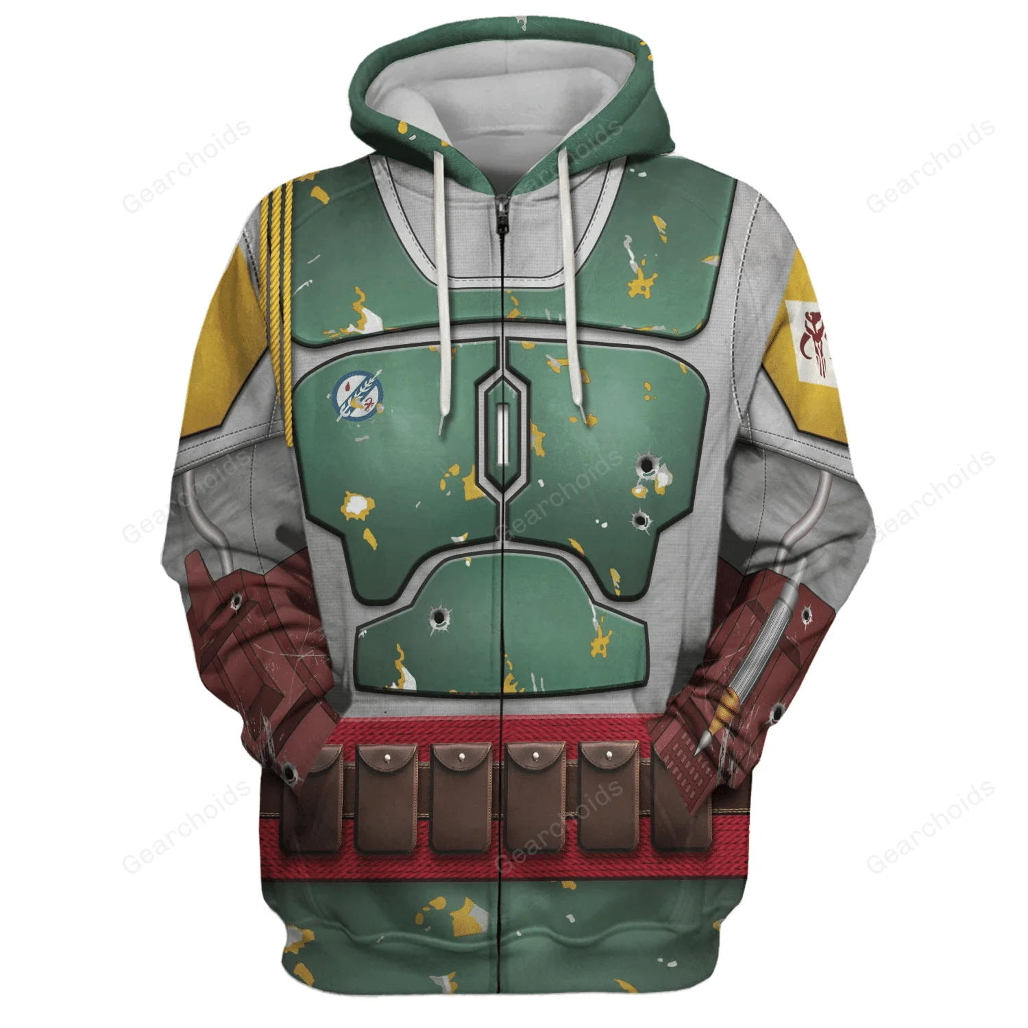 Stwa Boba Fett Costume Hoodie Sweatshirt Sweatpants CSSWR005 - Image 3