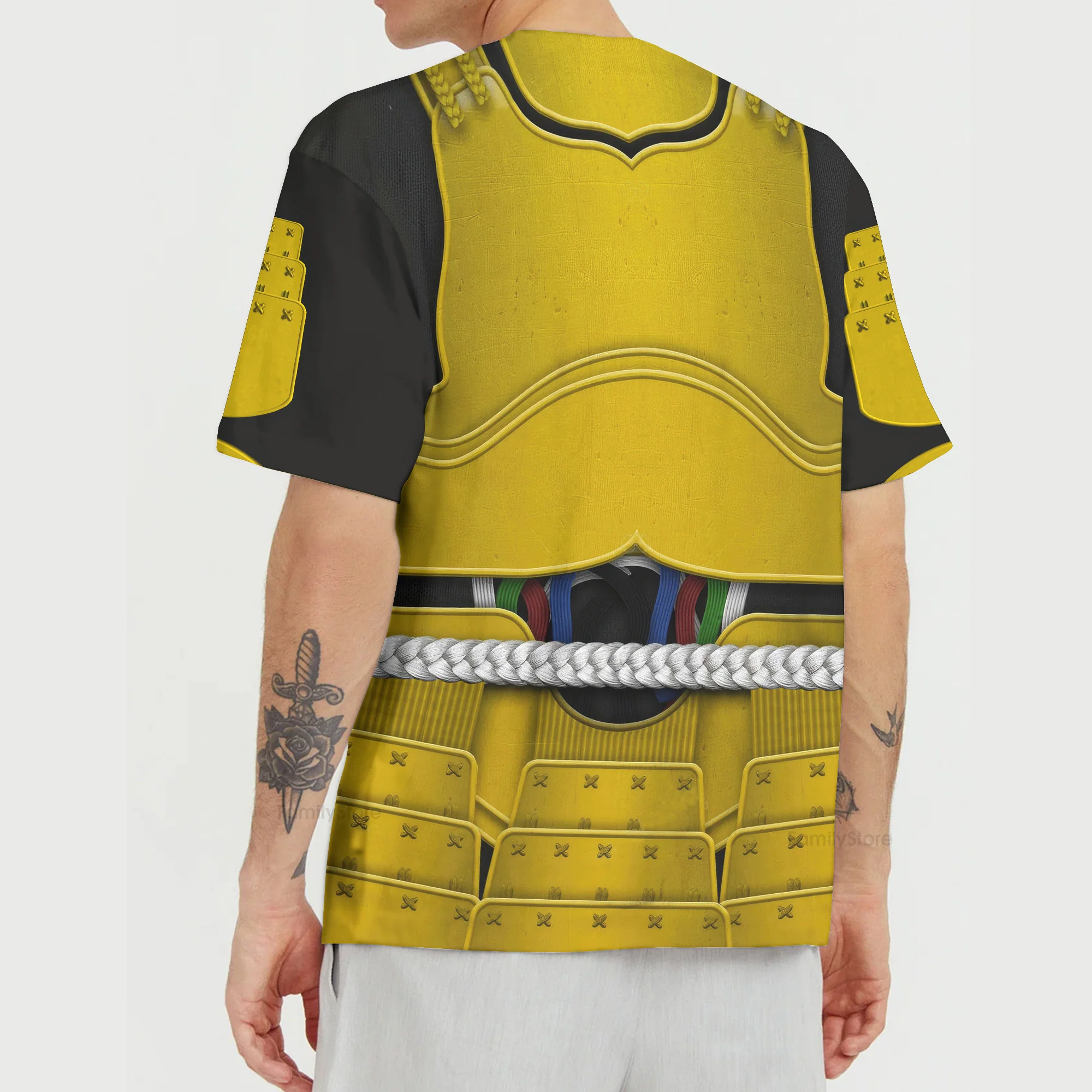 Stwa C-3PO Samurai Costume Hoodie Sweatshirt Sweatpants Tshirt Hawaiian Shirt CSSWR039 - Image 12