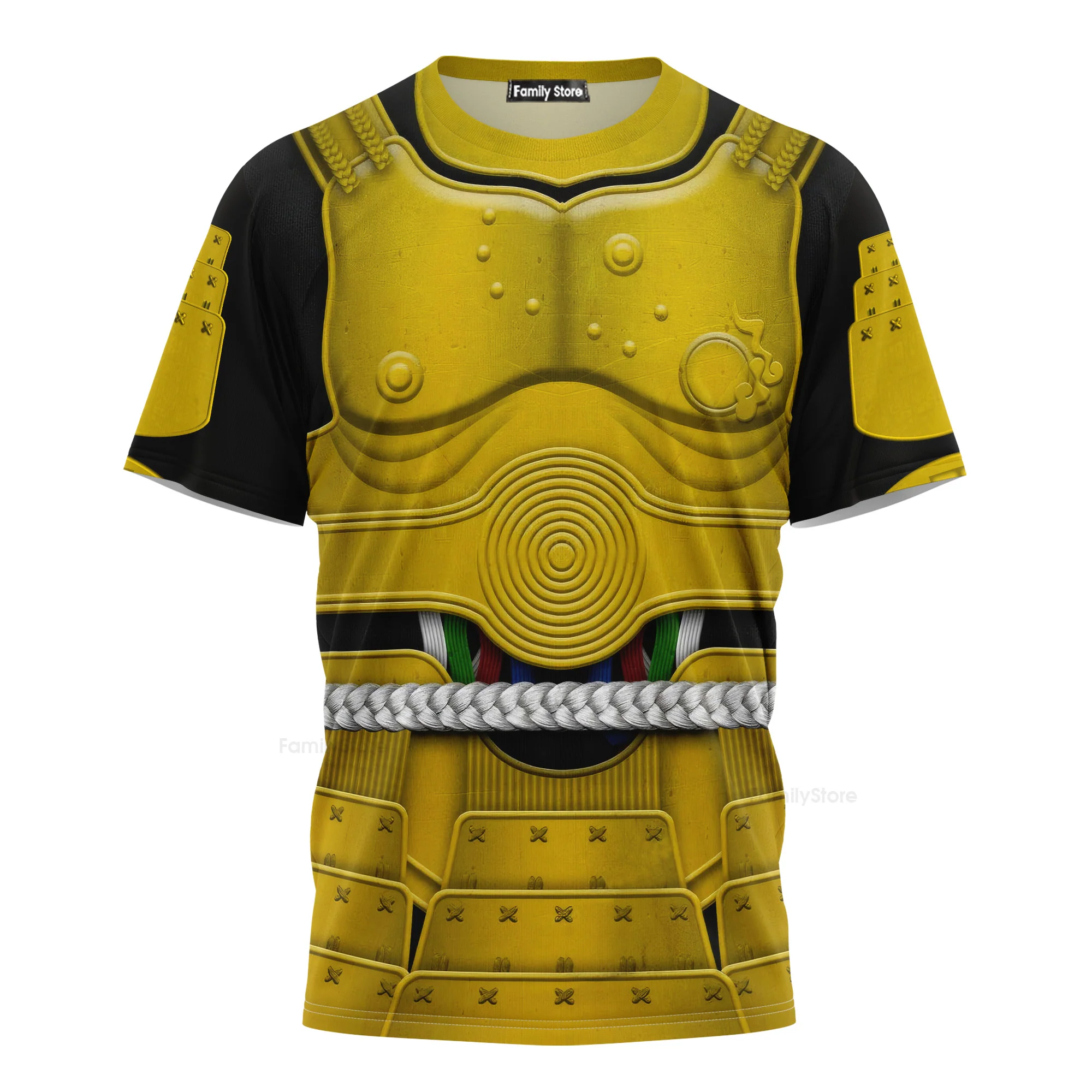 Stwa C-3PO Samurai Costume Hoodie Sweatshirt Sweatpants Tshirt Hawaiian Shirt CSSWR039 - Image 13