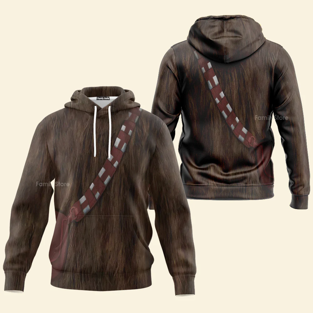 Stwa Chewbacca Costume Hoodie Sweatshirt Sweatpants CSSWR071 - Image 3