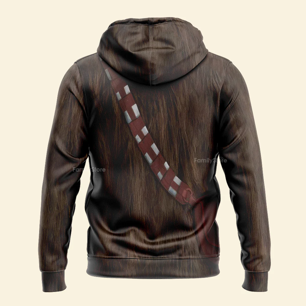 Stwa Chewbacca Costume Hoodie Sweatshirt Sweatpants CSSWR071 - Image 5