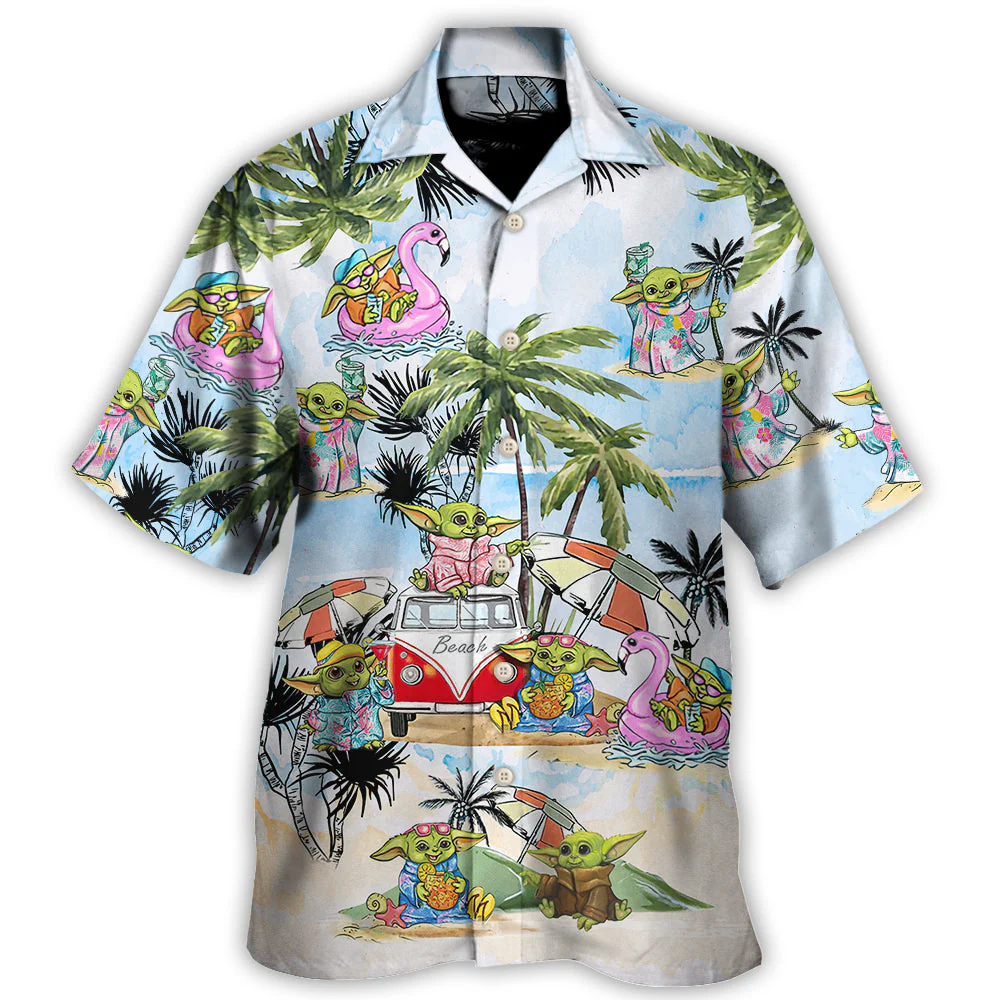 Stwa Disney Baby Yoda So Cool Hawaiian Shirt