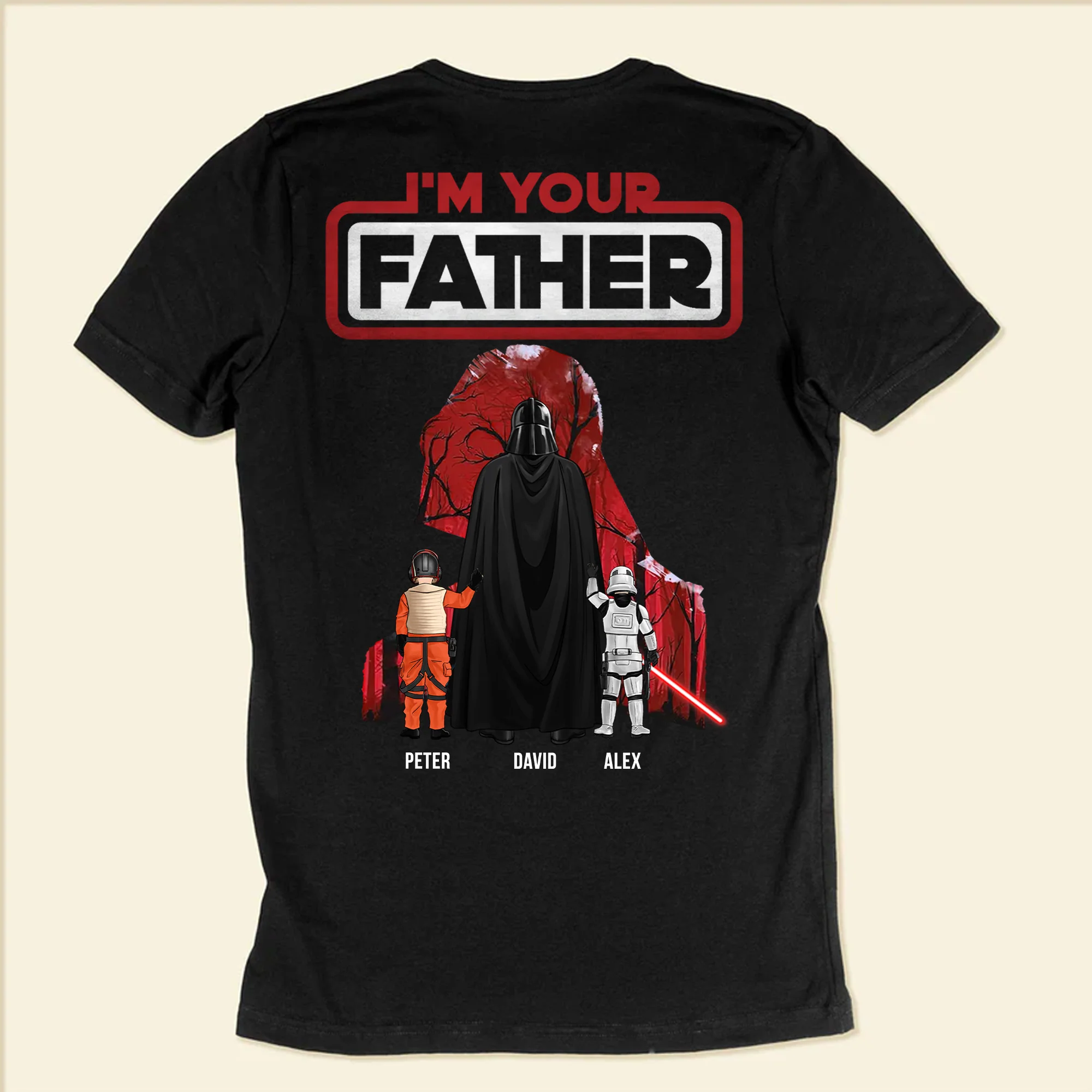 Stwa I'm Their Father - Gift For Dad, Husband, Father's Day - Personalized Shirt 2 Side - Image 5