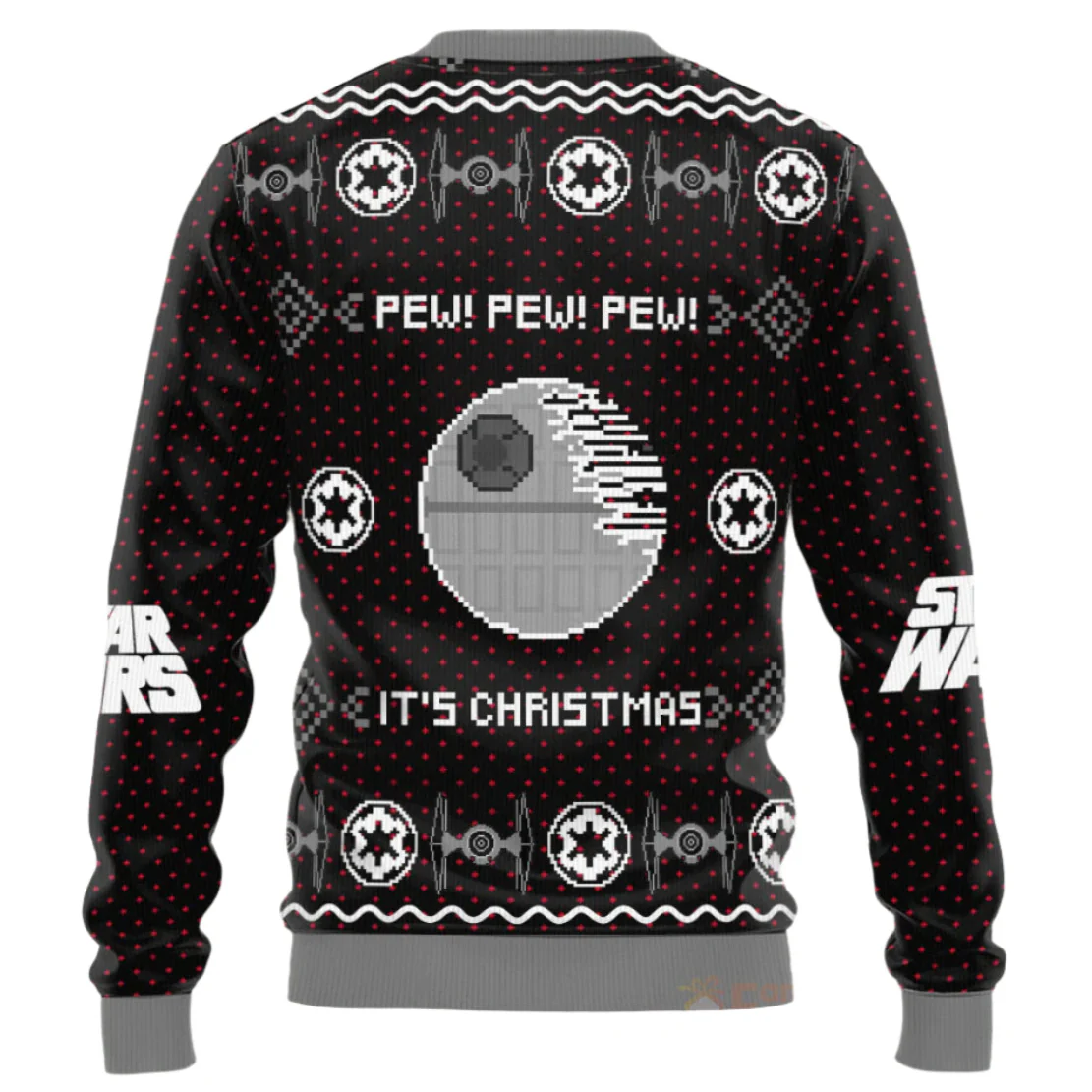 Stwa Imperial Pew Pew - Gift for Dad, Grandpa, Husband - Personalized Ugly Sweatshirt - CL08 NH96 - Image 2