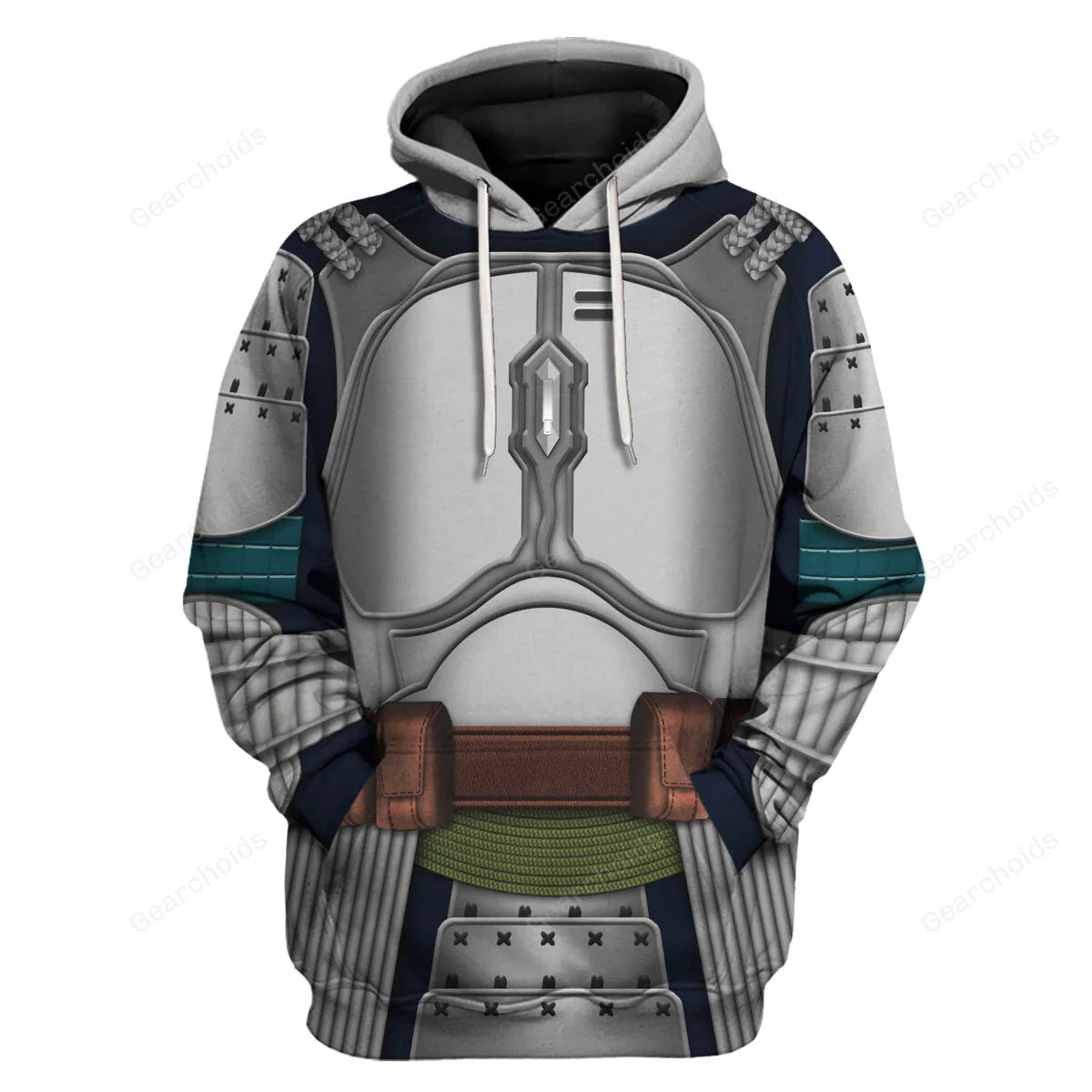 Stwa Jango Fet Samurai Costume Hoodie Sweatshirt Sweatpants - Image 2