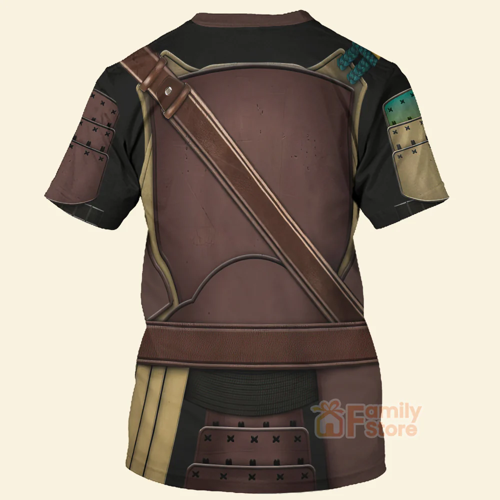 Stwa Mandalorian Samurai Cosplay - 3D TShirt CSSWR036 - Image 3