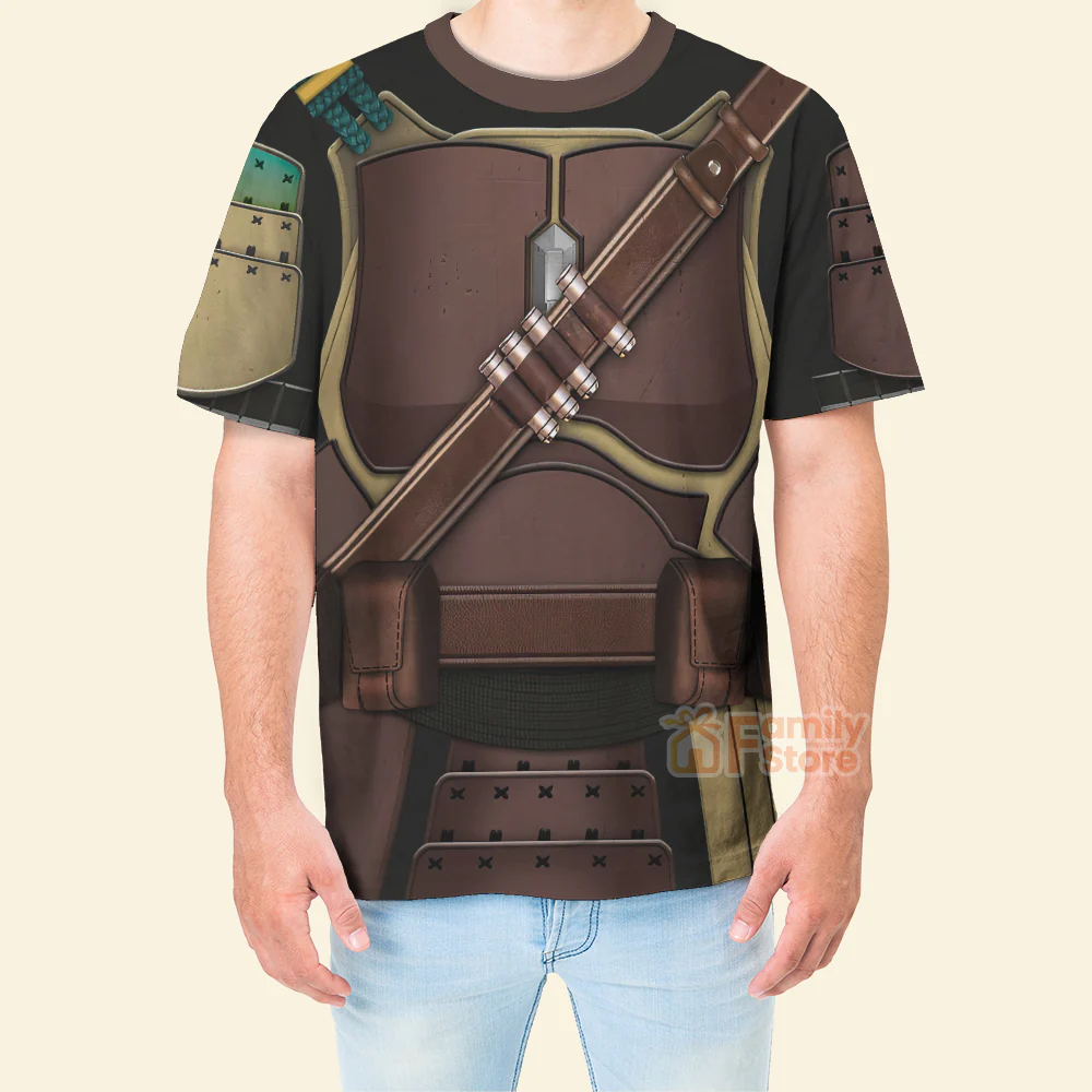 Stwa Mandalorian Samurai Cosplay - 3D TShirt CSSWR036 - Image 4