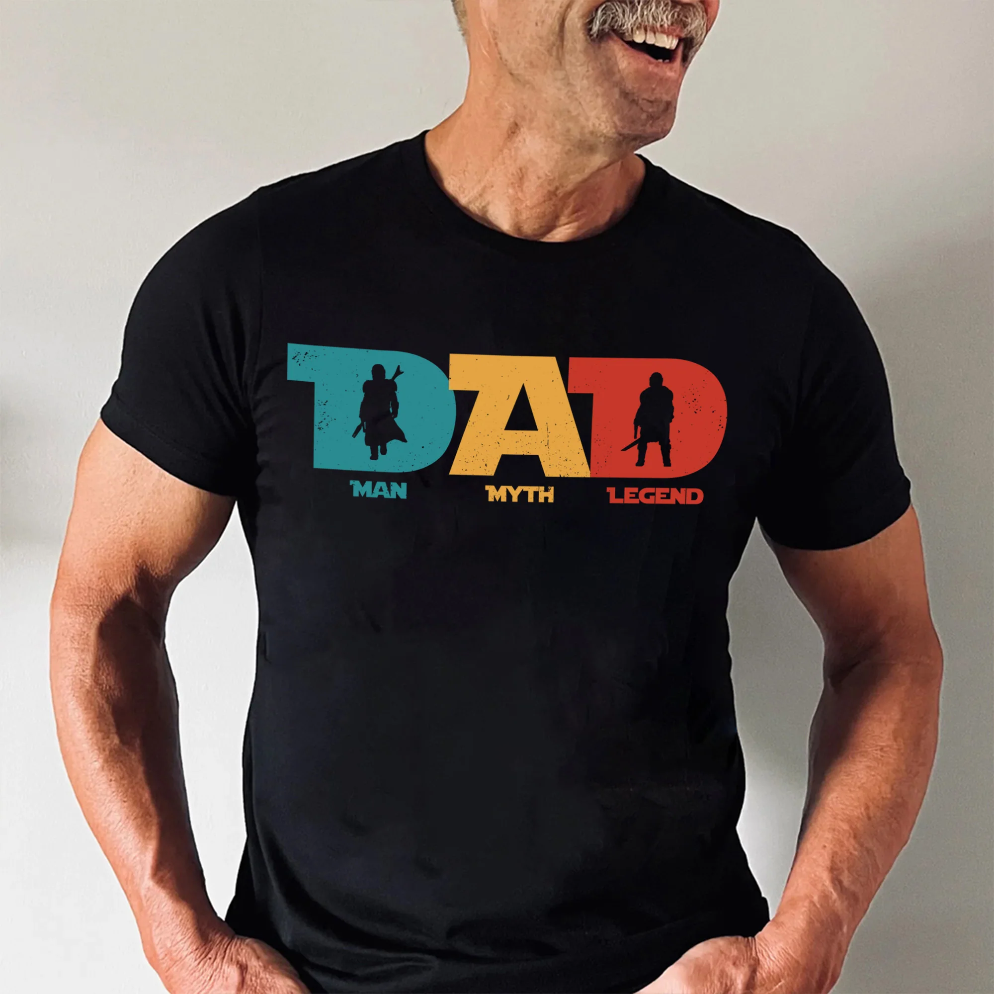 Stwa My Dad My Myth My Legend - Gift For Father's Day - Personalized Shirt 2 Side - Image 4