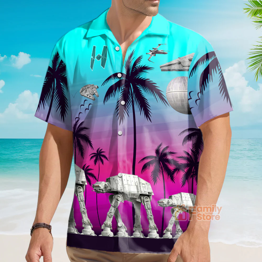 Stwa Summer Beaches Hawaiian Shirt - Image 4