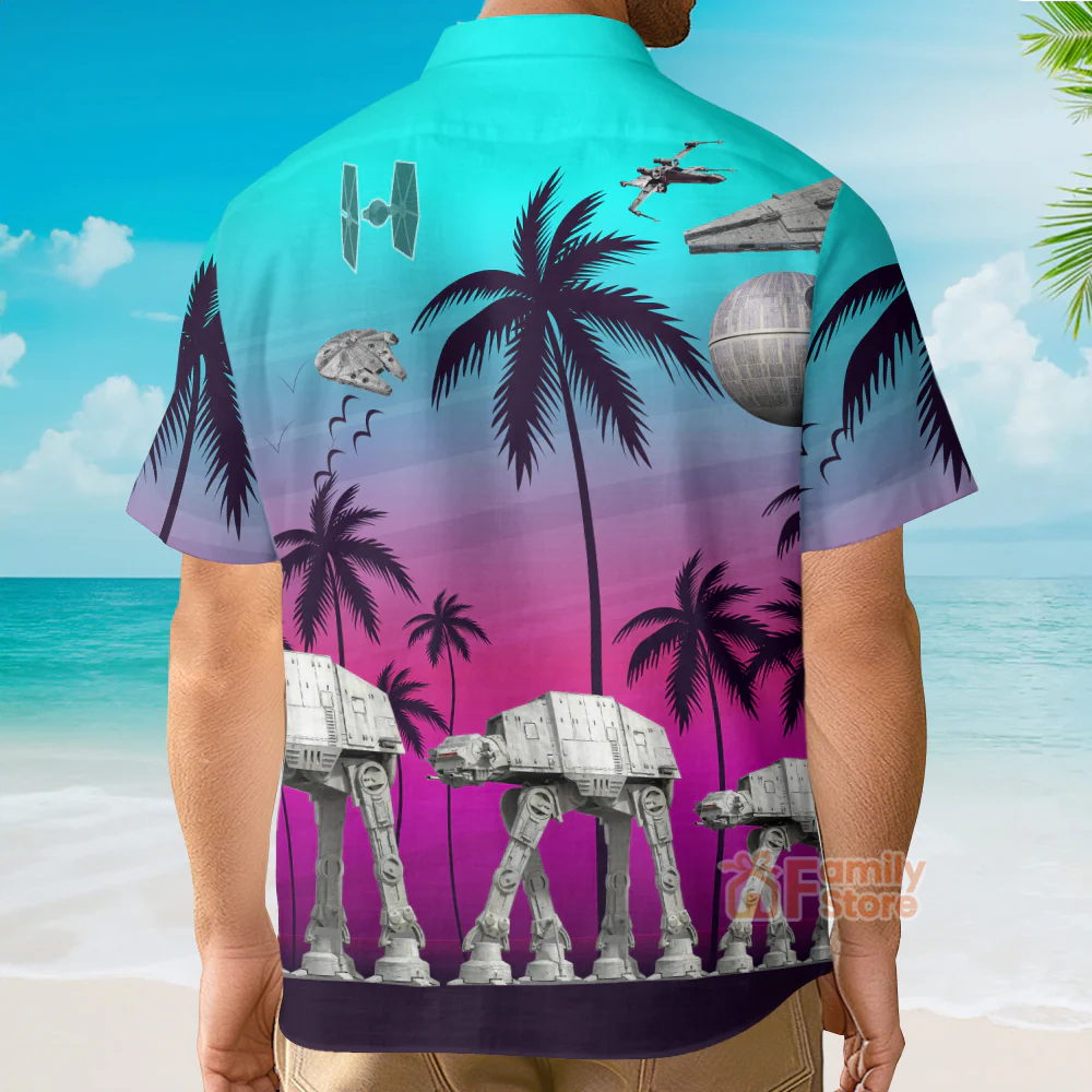 Stwa Summer Beaches Hawaiian Shirt - Image 5