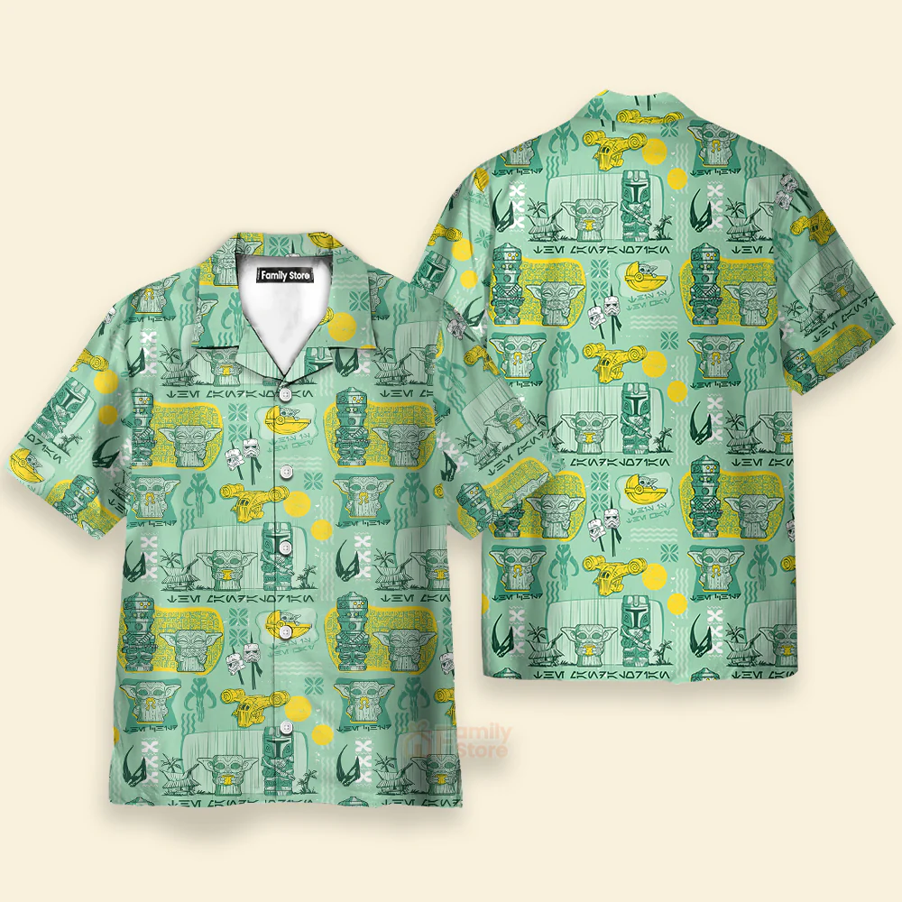 Stwa Tiki Tropical Hawaiian Shirt - Image 3