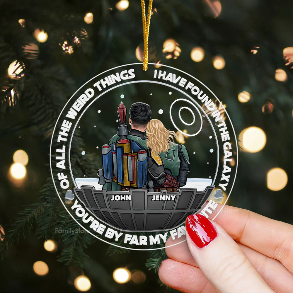 Stwa You Are By Far My Favorite - Gift for Couples - Personalized Acrylic Ornament - CL19 NH96 - Image 3