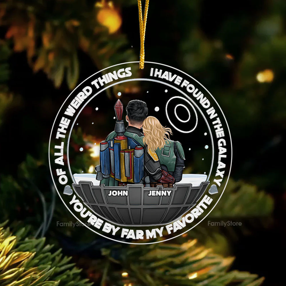 Stwa You Are By Far My Favorite - Gift for Couples - Personalized Acrylic Ornament - CL19 NH96 - Image 5