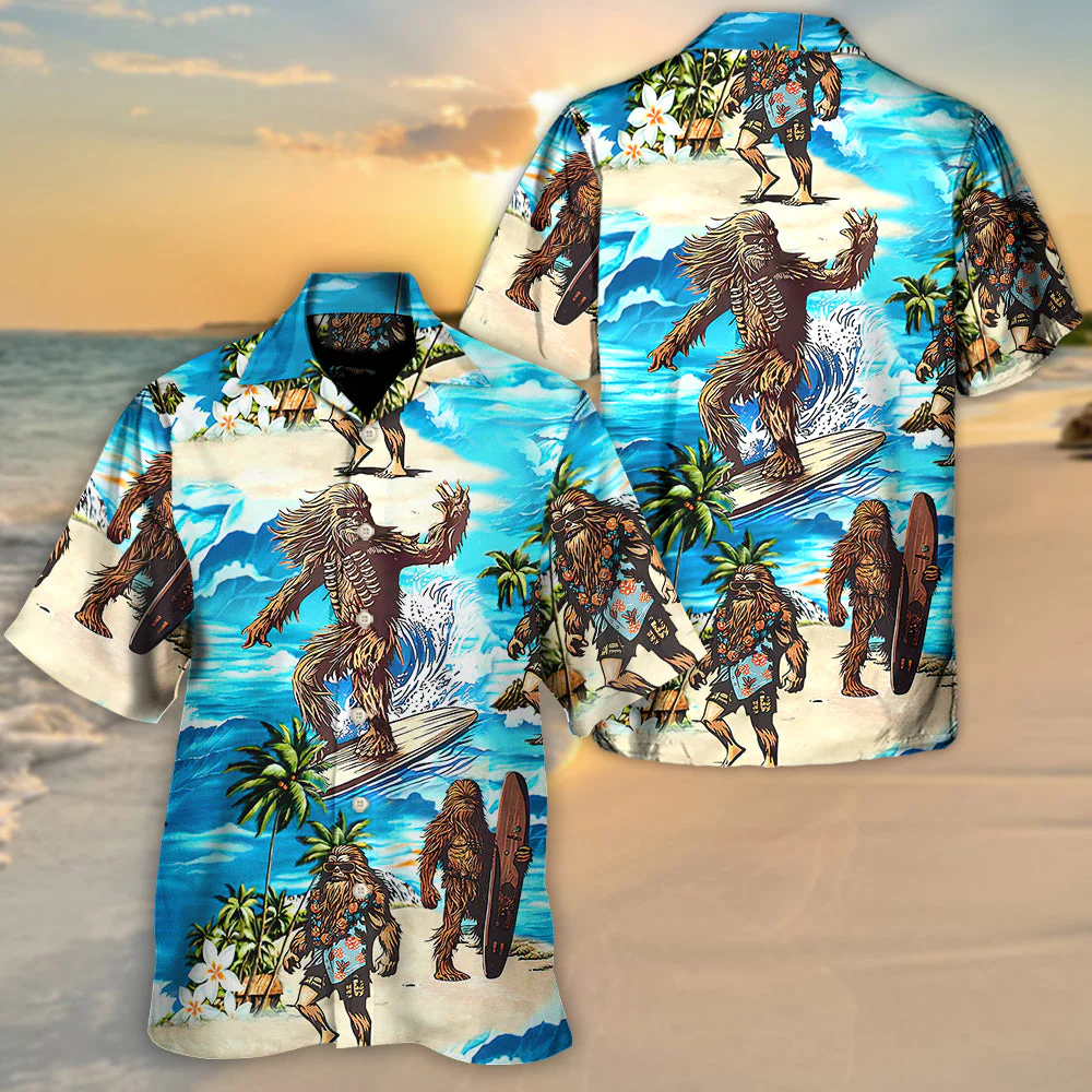 Starwars Chewbacca Surfing - Hawaiian Shirt For Men, Women, Kids - Image 3