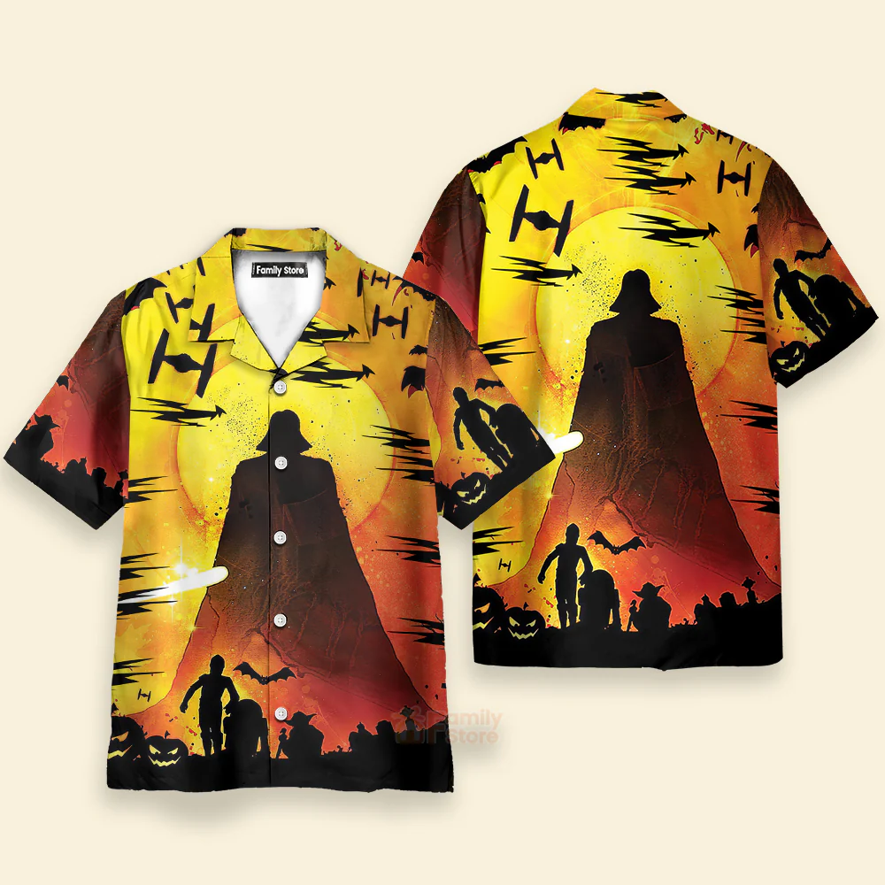 Starwars Darth Vader Halloween - Hawaiian Shirt For Men, Women, Kids - Image 2