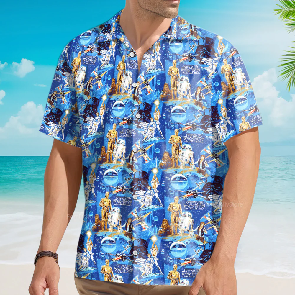 Starwars Luke - Hawaiian Shirt For Men, Women, Kids - Image 2