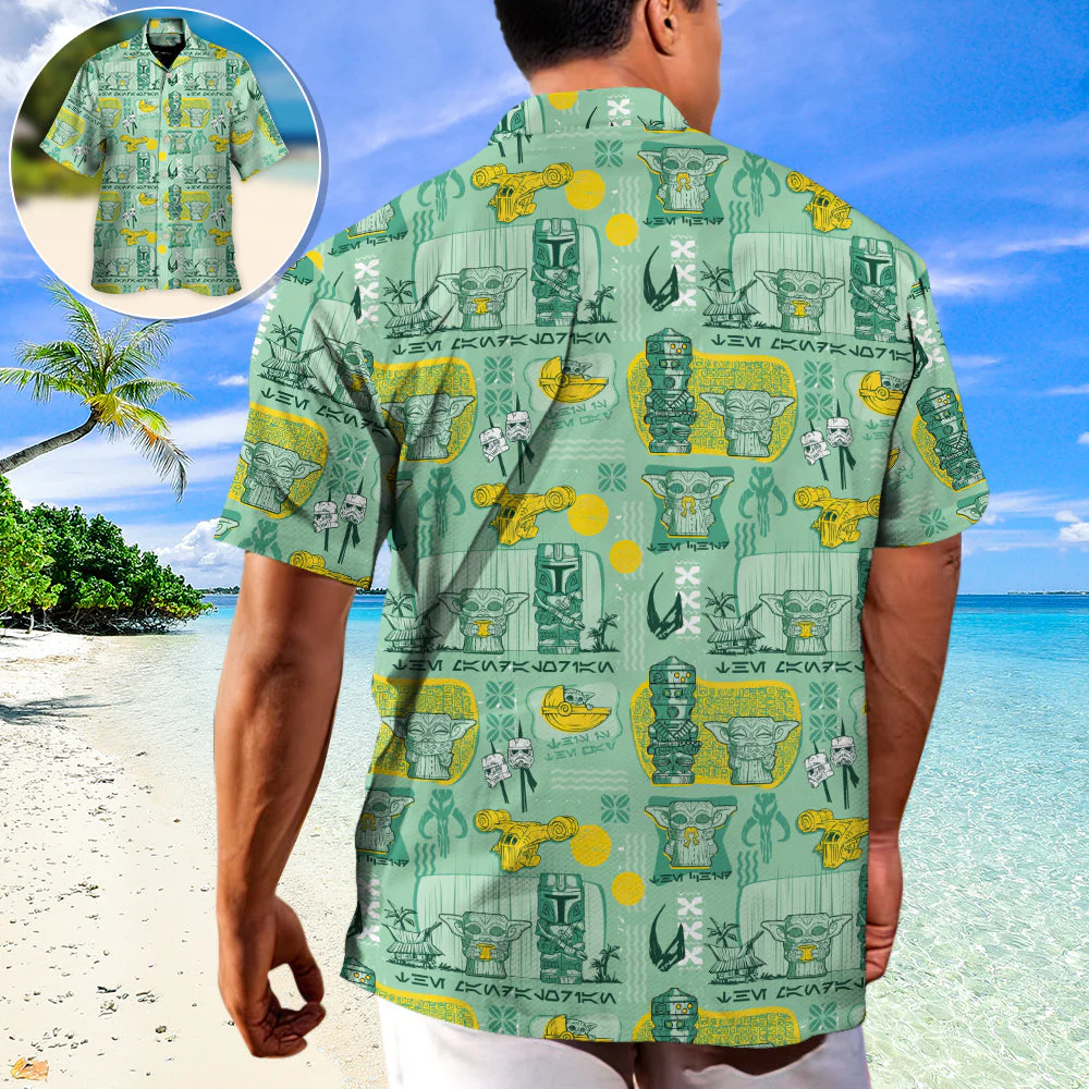 Starwars Tiki Tropical - Hawaiian Shirt For Men, Women, Kids - Image 3