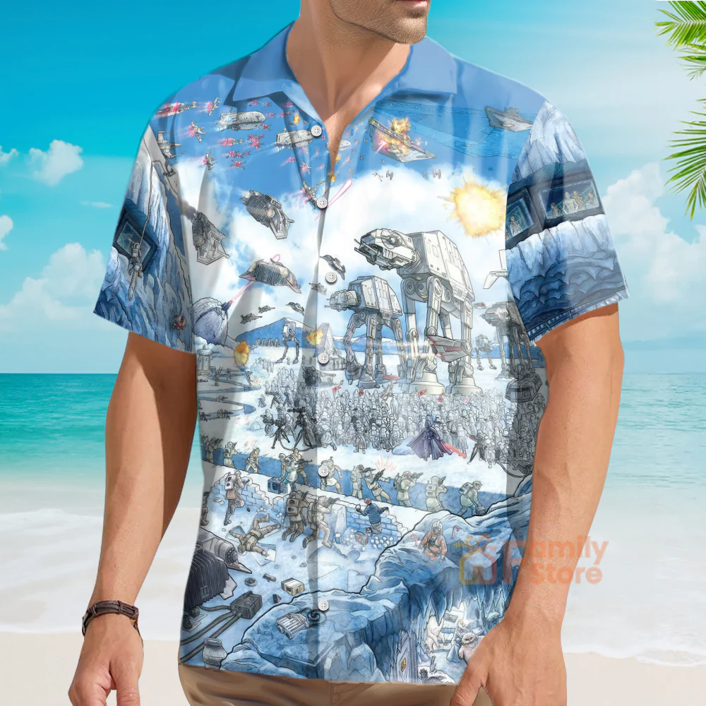 Starwars Train Yourself To Let Go Of Everything You Fear - Hawaiian Shirt - Image 3
