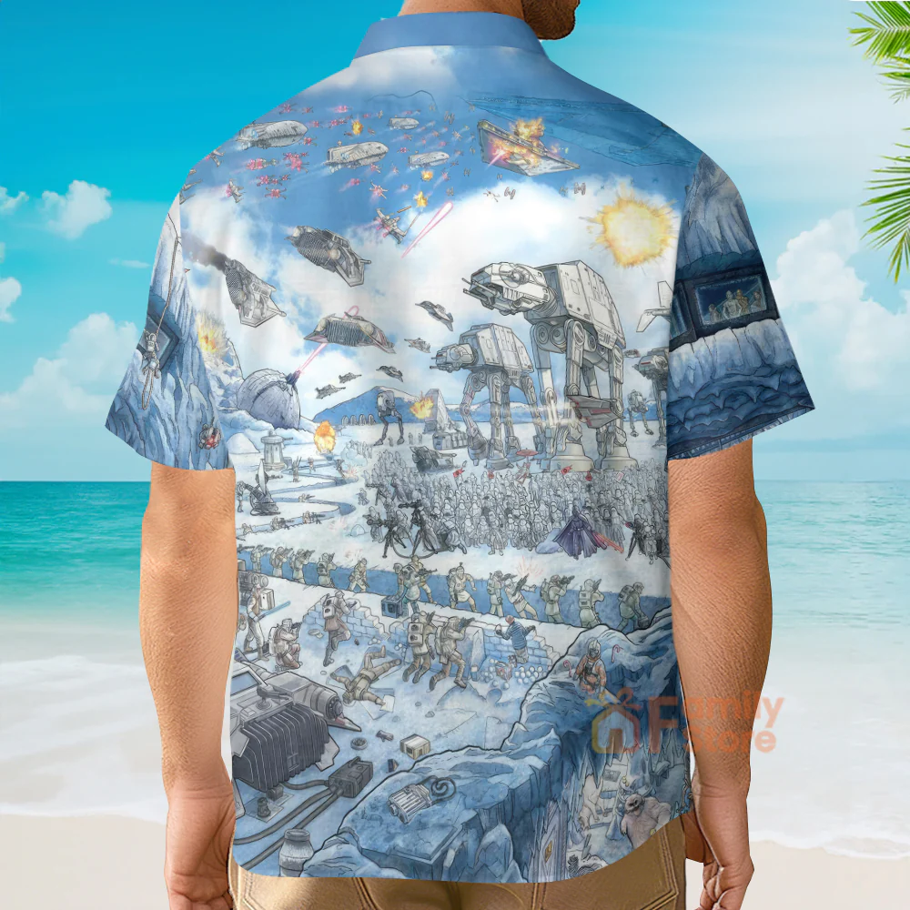Starwars Train Yourself To Let Go Of Everything You Fear - Hawaiian Shirt - Image 4